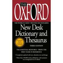Pre-Owned The Oxford New Desk Dictionary And Thesaurus (Paperback) By Oxford University Press - Single Book - View 3