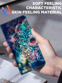 GLANDOTU PU Leather Shockproof Mobile Phone Case With Card Holder And Magnetic Clasp Design, Suitable For Various Mobile Phone Brands And Models. Waterproof Anti-Fall Scratch Resistant Full Cover - Multicolor - View 3