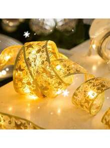 1-częściowy sznur świetlny w kształcie wstążki choinkowej, zasilany bateriami LED (baterie nie są dołączone), światło stałe/migające, girlanda ze wstążki choinkowej, odpowiednia do domu, na imprezę świąteczną, do wewnątrz i na zewnątrz, dekoracja świąteczna, Święto Dziękczynienia, Boże Narodzenie, dekoracja zimowa, dekoracja świąteczna, wystrój XMAS, choinka, prezent, dekoracja na Święto Dziękczynienia, ślub, wystrój domu, wystrój domu, wystrój jesienny, wystrój jesienny, dekoracje urodzinowe, prezenty, artykuły imprezowe, do wewnątrz i na zewnątrz, ogród, dekoracje świąteczne, dekoracje festiwalowe, dekoracje na Halloween, dekoracje ścienne, ozdoby na Halloween, dekoracje świąteczne, dekoracje XMAS, choinka, prezent, dekoracja na Święto Dziękczynienia, ślub, wystrój domu, wystrój domu, wystrój jesienny, dekoracje jesienne, dekoracje urodzinowe, prezenty, artykuły imprezowe, do wewnątrz i na zewnątrz, ogród, dekoracje świąteczne, dekoracje festiwalowe, dekoracje na Halloween, dekoracje