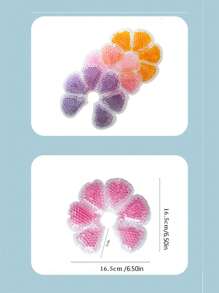 2 件可重复使用的冷冻胸垫，双面设计冷却凝胶垫，日常护理工具，多功能冷热敷凝胶珠胸垫，用于胸部放松和缓解，冷热胸部凝胶垫，送给女性的绝佳礼物