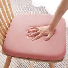 4厘米厚记忆海绵坐垫，超柔软办公椅垫，透气汽车座椅垫，长时间坐姿腰部支撑，缓解疼痛 - 彩色 - 查看 4