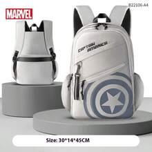 Disney 蜘蛛侠小学4-6年级学生书包 男童大容量简约时尚单肩包 返校背包