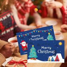 50pcs Christmas Holiday Scratch Cards With Santa And Tree Design | DIY Holiday Gifts And Prize Tickets | Interactive Party Games For Friends And Family | Including 30 Double-Sided Printing Cards + 30 Scratch Stickers, Christmas Cards - Multicolor - View 7