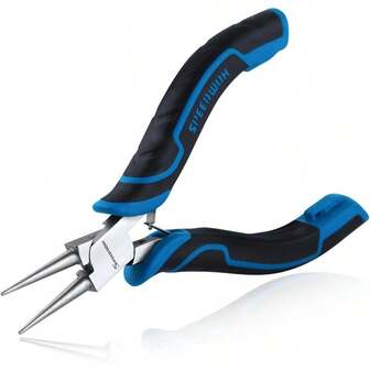 Round Nose Pliers For Jewelry Making Mini Wire Looping Pliers UltraPrecision Round Nose Winding With Extra Long Tapering And NonSerrated Jaws For Wire Wrapping Jump Rings Making DIY Craft