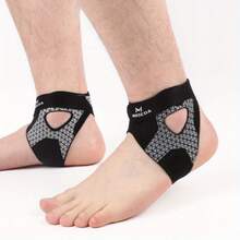 MASEDA 2pcs Ultra-Thin Sports Ankle Brace, Ankle Support Socks - Two-Way Adjustable Straps, One Size Fits All - Used For Support And Wrapping, Suitable For Fitness, Running, Cycling, Tennis And Many Other Scenarios, Perfect Holiday Gift - 2pcs - 查看 3