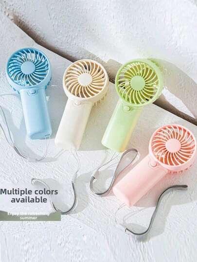 Compact And Lightweight Portable Battery Powered - Ideal For Office, Outdoor, Travel And Camping - Stay Cool Anytime, Anywhere! Perfect Summer Heat Relief Gadget, Portable Outdoor Air Volume Mini Handheld Small Fan, Super Convenient. The Perfect Decoration - The Perfect Gift. It Is The Perfect Choice For Home Room Decoration.