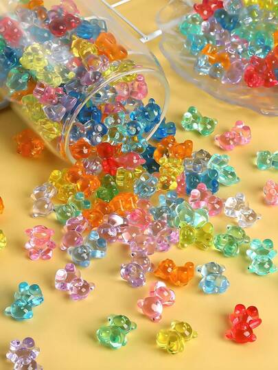 20/50pcs Cute Mini Resin Bears, Miniature Bear Tiny Animals Figures For DIY Fairy Garden, Vase Filler, Glass Container, Potted Plant Decor, Micro Landscape Craft, Garden Decoration, Car Interior Accessories, Home Decor, Bookcase, Living Room Scenes, Theme Party, Perfect Birthday Gift