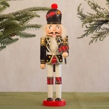 1pc, 30cm Christmas Nutcracker Figurine, Christmas Decor, Wooden Soldier Desktop Ornament, Nutcracker Decoration, Christmas Home Decor, Christmas Party Supplies, Wooden Christmas Tree Hanging Ornament, For Christmas Scene Decoration, Home Decor, Mall Decor, Outdoor Decor, Christmas Gift Set Christmas Decorations Room Decor Winter Christmas Decorations Home Christmas Gifts Christmas Decor - Multicolor - View 14