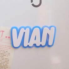 One Custom Name Refrigerator Magnet, Family Name Sticker, Locker Name Sticker, Personalized Refrigerator Magnet, Refrigerator Magnet, The Perfect Gift For Women And Best Friends, Exquisite And Romantic, Multifunctional, Stylish, High Quality, Colorful, Modern, Customizable, Personalized, Unique, The Ideal Gift For Him, The Ideal Gift For Her, A Keepsake.