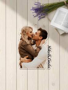 LICVIC Custom Photo Keychain, Personalized Acrylic Key Chain, Customized Bag Charm, Customizable Picture Keychain, Birthday, Anniversary, Valentine's Day - Multicolor - View 8