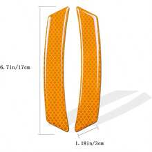 D4PCS Reflective Trim Side Marker StickersAutomotive Exterior Accories Reflector Guard For SUV Pickup Truck Wheel Well Arch Or Side Bumper Fenders Car Outdoor Safety Reflective Strips7001 - CAM-4 CÁI - Xem 3