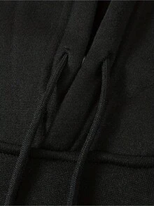 New Spring/Autumn Printed Hoodie EKA0 - Black - View 7