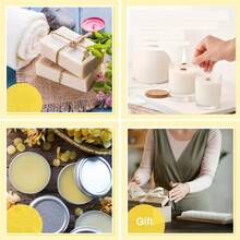 8 块白色纯蜂蜡块 - 高品质蜡模材料，适用于 DIY 工艺品、蜡烛制作和手工护肤品，无需电源，工艺用品，传统工艺，自然外观 - 白色 - 查看 9