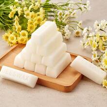 8 块白色纯蜂蜡块 - 高品质蜡模材料，适用于 DIY 工艺品、蜡烛制作和手工护肤品，无需电源，工艺用品，传统工艺，自然外观 - 白色 - 查看 1