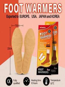 Foot Warmers, Toe Warmers, Foot & Body Heaters, Unisex Heated Insoles, Long-Lasting Heating To Warm Feet And Entire Body
