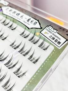 36 Büschel, 10-12mm, kein Kleber nötig selbstklebende einzelne Wimpern, Locken C/D, 0,07mm, falsche Wimpern Büschel Wimpern, natürliches Aussehen Cartoon, Katzenaugen Wimpern Wimpern Büschel, Wimpern Büschel, einzelne Wimpern, Wimpern, Fake Wimpern