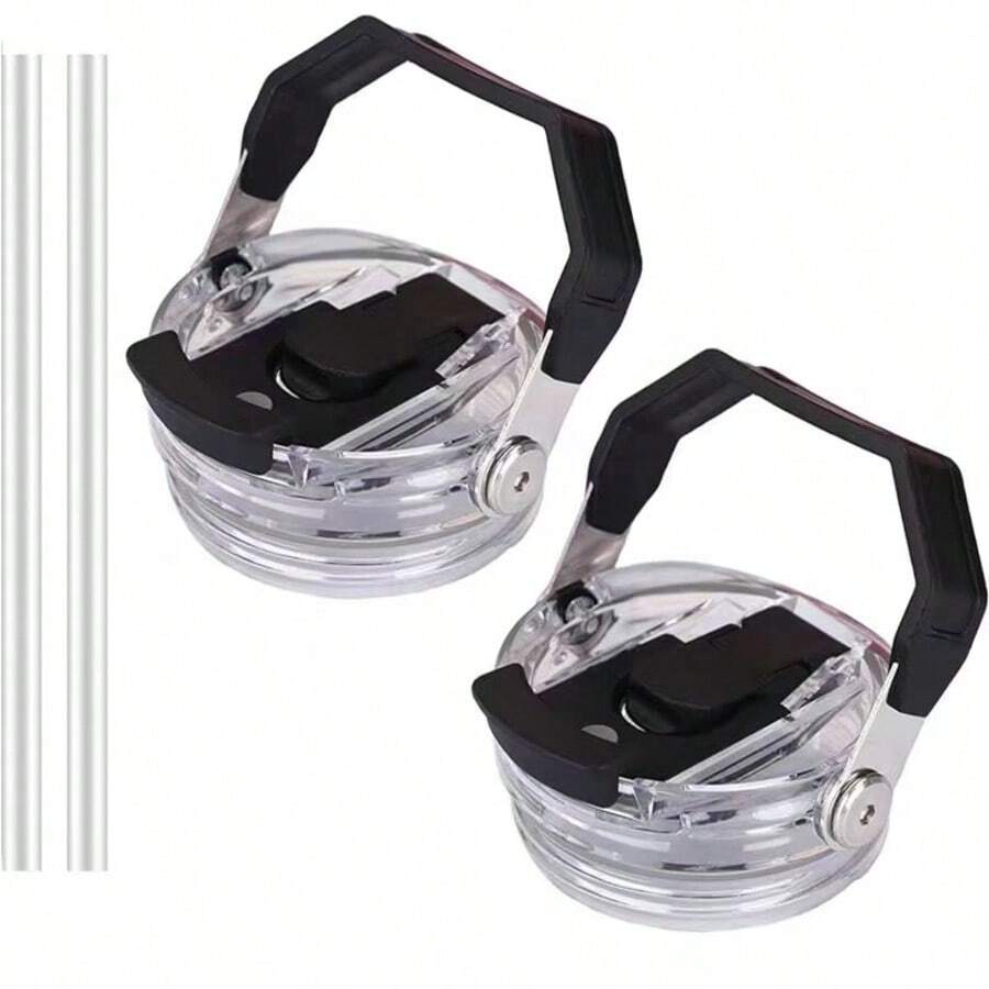 30盎司双盖车载杯，大容量塑料杯，带防漏密封盖，便携式保温水瓶盖