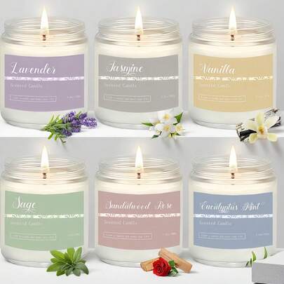 1 pieza Velas perfumadas (99g), Velas enlatadas, Regalos para el Día de la Madre, Decoración del hogar de primavera, Regalos de velas de cumpleaños para novias, Regalos de camping, Amantes de exteriores, Velas, Regalos, Decoración del hogar, Adecuado para dormitorio y baño, Fragancia de larga duración, Con fragancia de aceites esenciales, Regalo perfecto para familiares y amigos