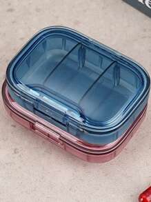 Portable Weekly Pill Box Large Size Waterproof Airtight Medicine Storage Case For Daily Morning, Noon And Night, Compact