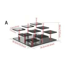 1 pièce Présentoir acrylique transparent, organisateur de rangement pour bijoux et cosmétiques, support pour figurines et boîtes surprises