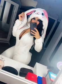 PIJAMA GORRO  CONEJO CALIDAD PREMIUM