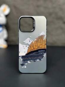 Matte Frosted Pumpkin Face Pattern Phone Case, Shockproof Creative Phone Protective Cover, Holiday Gift For Kids - Multicolor - View 5