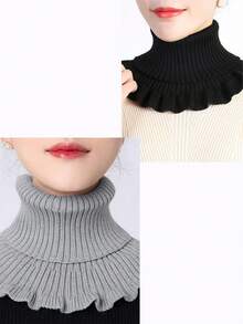 女士针织披肩，黑色、米色、红色，保暖针织，秋冬款