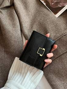 Vintage Charm Wallet, Women's Wallet Fashion Clip Retro Multifunctional, Benyanu Retro Women's Mini Wallet, Can Accommodate Coins Mobile Card Slot Can Hold Driver's License, Fashion Daily Accessory, Daily Wallet | Minimalist Wallet | Textured Surface, Women's Essential Fashion Small Wallet, Daily Storage Bag, Exquisite Accessory, Daily Use, Fashion Accessory, Textured Surface, Birthday Gift, Christmas Gift, Halloween, Holiday Gift - Multicolor - View 11