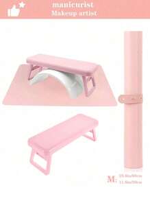 1pc Oversized Manicure Table Mat & Mouse Pad Set, PU & Washable Foldable Nail Polish Holder Wrist Rest Cushion, Suitable For Manicure , Nail Care, Nail Salon Tools, Soft Microfiber Leather Manicure Pad, Nail Desk Mat, Folding Nail Holder Pad, Suitable For Women And Girls Makeup Tools, Weddings, Parties, Birthdays, Ladies Gifts, Best Friends, Teachers, New Year, Gifts, Christmas, Halloween