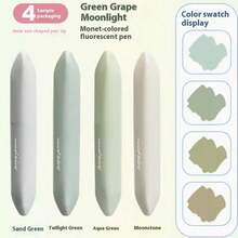 Highlighter Pens, Colorful, Eye-Friendly, Large Capacity Fluorescent Marker Pens