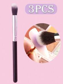 3 件套渐变美甲刷，渐变绘画专用工具，扎染效果指甲刷，初学者必备，手工美甲用品 - 彩色 - 查看 1