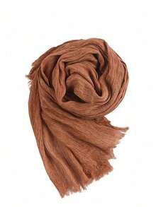 Crinkle Textured Rayon Wrinkle Hijab Scarves Crepe Long Hijab For Lady Rayon Wrinkle Hijab Women Scarf For Dress