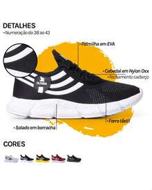 Men Sneakers - Màu vàng - Xem 9