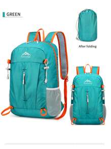 便携式户外运动背包，超轻大容量可折叠背包，适合徒步、远足、骑行、旅行、商务出行、通勤、健身等，防水耐用，是圣诞节、万圣节和感恩节的绝佳礼物。 - 彩色 - 查看 3