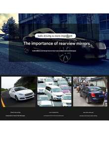 1pc Car Rearview Mirror Small Round Mirror Reversing Artifact Blind Spot HD Waterproof Auxiliary Mirror 360 Degree Multi-Function Mirror Car Rearview Mirror Has Suction Cup Type, Sticky Small Round Mirror Reversing Auxiliary Artifact Ultra-Clear Reflective Blind Spot Large Field Of View Wide Angle Car Universal