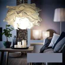 1 件云朵灯罩 DIY 装饰纸形灯罩 适用于吊灯吊坠婚礼客厅卧室家居装饰 - 彩色 - 查看 12