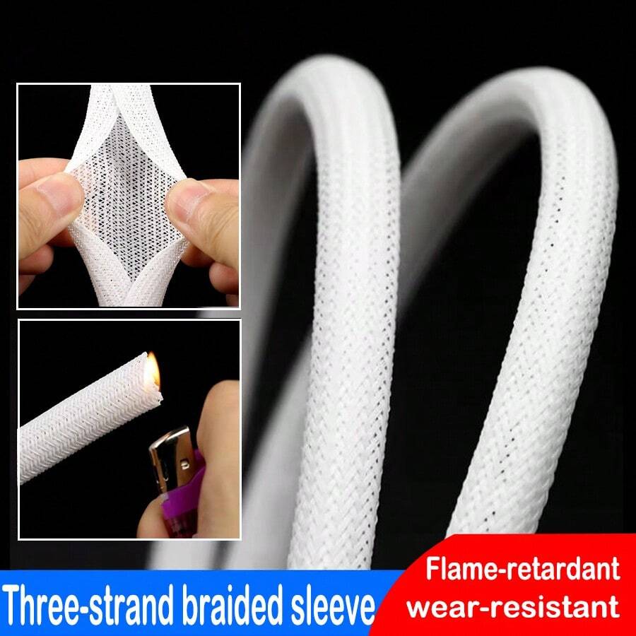 1 cái ống bọc cáp tự giãn nở 5mm/8mm/10mm/13mm/20mm, ống bảo vệ cáp dữ liệu PET, bộ sắp xếp cáp có thể mở rộng, kích thước tùy chỉnh, bọc cáp PET, bảo vệ cáp cách điện tự đóng. - Nhiều màu - Xem 1