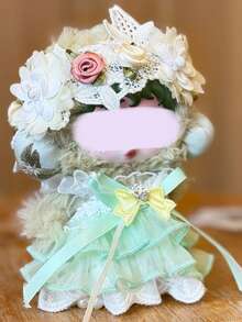 SP Haine pentru păpuși țesute grădină iarnă melodie craniu ceramică îmbrăcăminte rochie Qingchi haine pentru păpuși