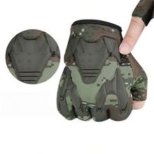 زوج من قفازات الدراجة نصف الأصابع للجنسين، تصميم قماش شبكي قابل للتنفس وملائم للاستخدام العسكري والخارجي، مقاوم للانزلاق، مع تصميم مريح وحزام معصم قابل للتعديل - راحة اليد معززة مناسبة لركوب الدراجات BMX والدراجات الجبلية والطرق السريعة والتسلق الجبلي - باللون الأسود/الأحمر/الأزرق، اكسسوارات الدراجة، قفازات عصرية، إغلاق سحاب آمن'