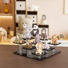 1 pièce Présentoir acrylique transparent, organisateur de rangement pour bijoux et cosmétiques, support pour figurines et boîtes surprises