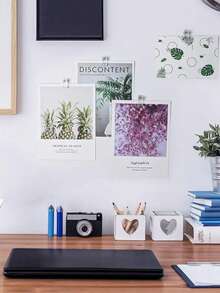 Self-Adhesive Clips, Wall Hanging Tapestry Clips, Plastic Sticky Clips, Small Hanging Spring Clips, Double-Sided Sticky Spring Clips, Suitable For Posters, Photos, Flags, Hooks, Home & Office Use - Clear - View 8