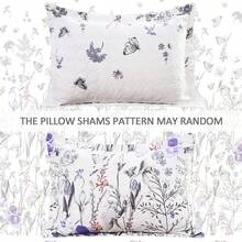 Twin/Full/Queen/King Quilt Set, 3 Piece Floral Bedding Set Microfiber Bedspread Coverlets For Beds - 蝴蝶花 - 查看 5
