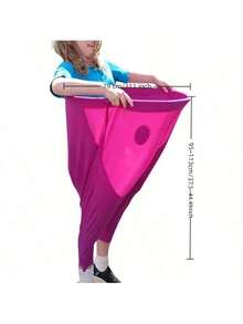 Granny Pants Outdoor Game Set, Fun Party Game Pants Set, Includes Bouncy Balls, Suitable For Family Gatherings, Outdoor Activities, Adult Games, Team Building, Etc., Suitable For Family Events And Team Building. - Multicolor - View 11