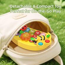 Đồ chơi âm nhạc cho bé, đàn piano âm nhạc cho trẻ em, đàn piano hình côn trùng, đồ chơi đàn piano âm nhạc ru ngủ cho trẻ sơ sinh, thiết bị giáo dục sớm thông minh cho bé, bàn phím hình côn trùng dễ thương, đồ chơi âm nhạc tương tác âm thanh và ánh sáng dành cho cha mẹ và con cái. - Nhiều màu - Xem 7