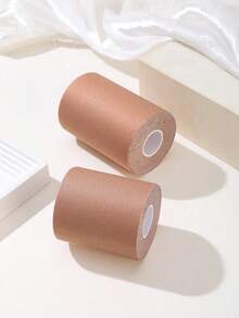 5m Long Invisible Adhesive Lift Bra Tape, Suitable For B-E Cup Size, One-Time Use Lift Bra, Strapless Backless Invisible Lift Bra - Camel - View 4