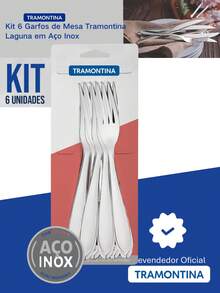 Tramontina Laguna Stainless Steel Flatware Set With A Glossy Finish - Tramontina - 6件套餐叉 - 查看 2