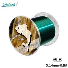 Chelesh 500m Nylon Monofilament Fishing Line, Available In Olive Green, Burgundy, Transparent, And Rose Red Colors, Parallel Winding Craft, High Strength, Good Water Cutting Performance, Multiple Strengths Available, Fishing Gift, Suitable For Beading And DIY Handcraft - Multicolor - View 28