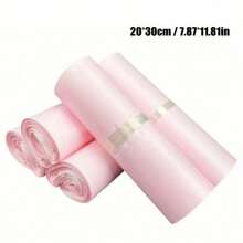 50/20/10pcs Thick Waterproof Solid Pink Packaging Bags, Simple Multipurpose Bags Suitable For Gift Bags, School, Office, Transportation And Mailing Back To School, Courier Storage Bags, Logistics Packing Bags, Clothing Courier Packaging Bags, Various Sizes Available