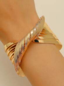 6Pcs Gold Plated Boho Bracelets Set For Women Adjustable Hypoallergenic Minimalist Stackable Jewelry Gift For Her Mom Best Friend Daughter