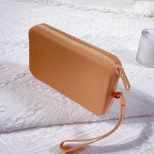 Large Capacity Multi-Functional Silicone Coin Purse, Phone Pouch, Lipstick Case, Bank Card Holder, Glasses Case, Access Card Holder, Portable Storage Bag For Cables, Earphones, Cosmetics, Small Handbag,Pouch,Makeup Pouch,Travel Essential - Multicolor - View 15